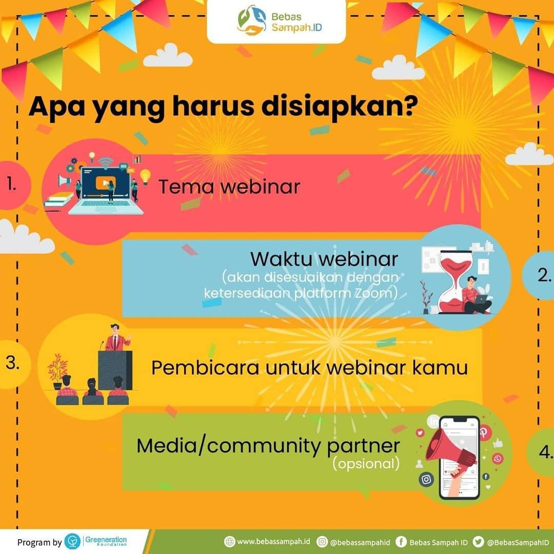 greenerationid's tweet photo. #PROGRAMGF MARI RAYAKAN ACARA KOMUNITAS MU DI BEBAS SAMPAH ID FESTIVAL!
Kesempatan tidak datang dua kali, buruan daftarkan komunitas kamu sebelum 30 November 2020 pukul 23.59. Info selengkapnya cek gambar atau intip di @BebasSampahID
#GreenerationID
#BebasSampahID https://t.co/8lDdo70UwP