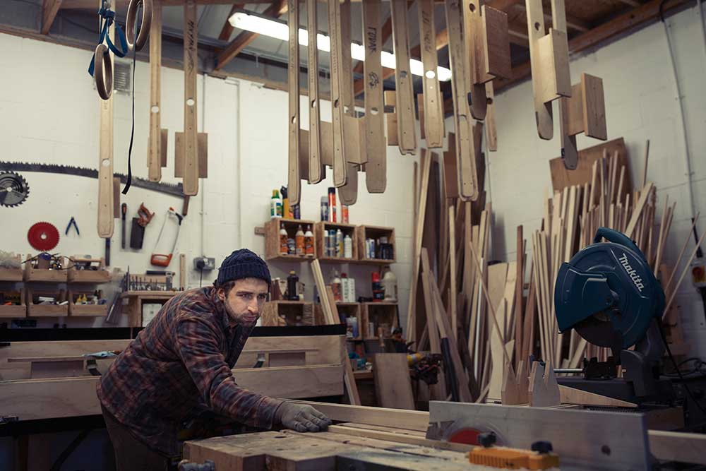 glossophoto's tweet photo. Yesterday I photographed @JamieKunka of Lonely Mountain Skis in his workshop in Perthshire. https://t.co/N0uskgiavX