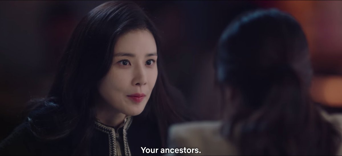 Dalmi tells her all about her the lies and really confides in her about her sudden loss of self-confidence. Lady Fate reassures Dalmi and advises her to ask for help from her ancestors. I have a feeling we will start to understand what this really means in the next few episodes.