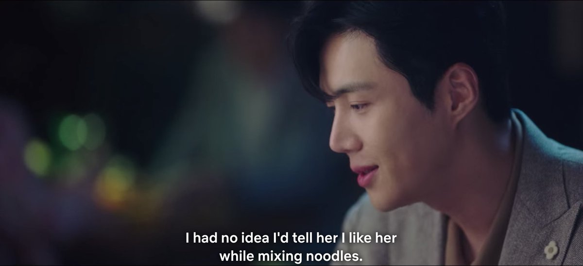 Next, in everyone's favourite epilogue; we see Mr Han Jipyeong, who never talks about his feelings at all as he completely opens up to a stranger about the emotions, insecurities and fears he felt when he confessed to Dalmi.
