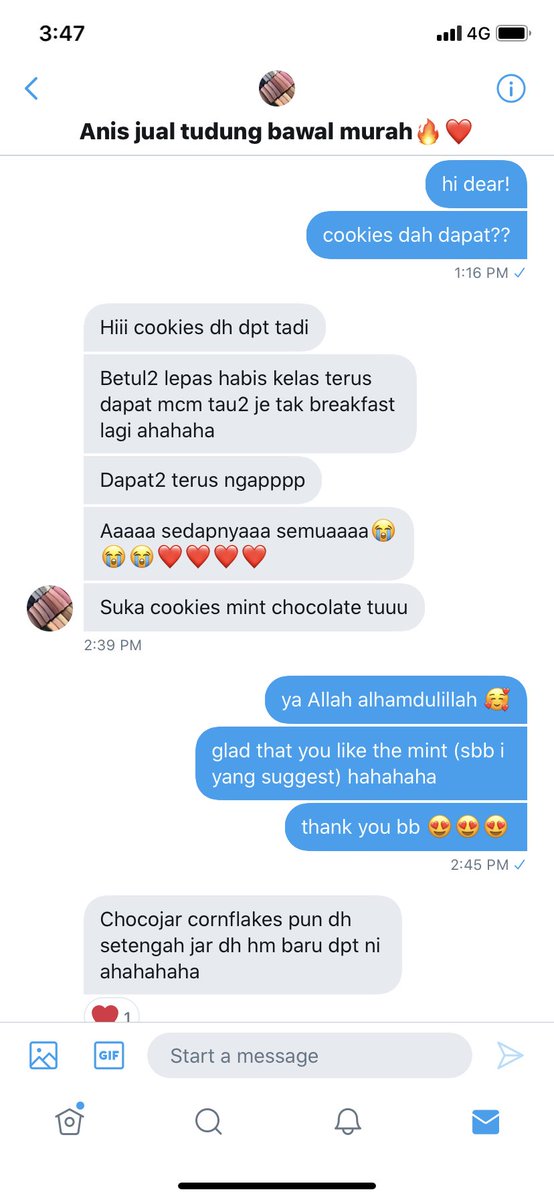 YeenKukis's tweet photo. Ada sesiapa peminat Mint macam kami? 🤭
@tudungzoneanis dah try🥳🌸
Alhamdulillah she love it!!
RM10 je..
Thank you dear ❤️
#codkl #cookiessedapmurah #kudapan #cookiesmurah #cookiesviral #yeenkukiscelup https://t.co/p4LgkSjUqJ