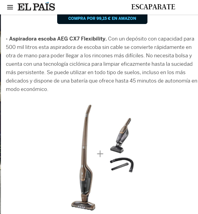 JorgeBerrocal's tweet photo. Pero cómo va a llevar bolsa este aspirador?? Con 500 mil litros de capacidad será complicado... @el_pais #martesconhumor https://t.co/ScsZJeiVxH