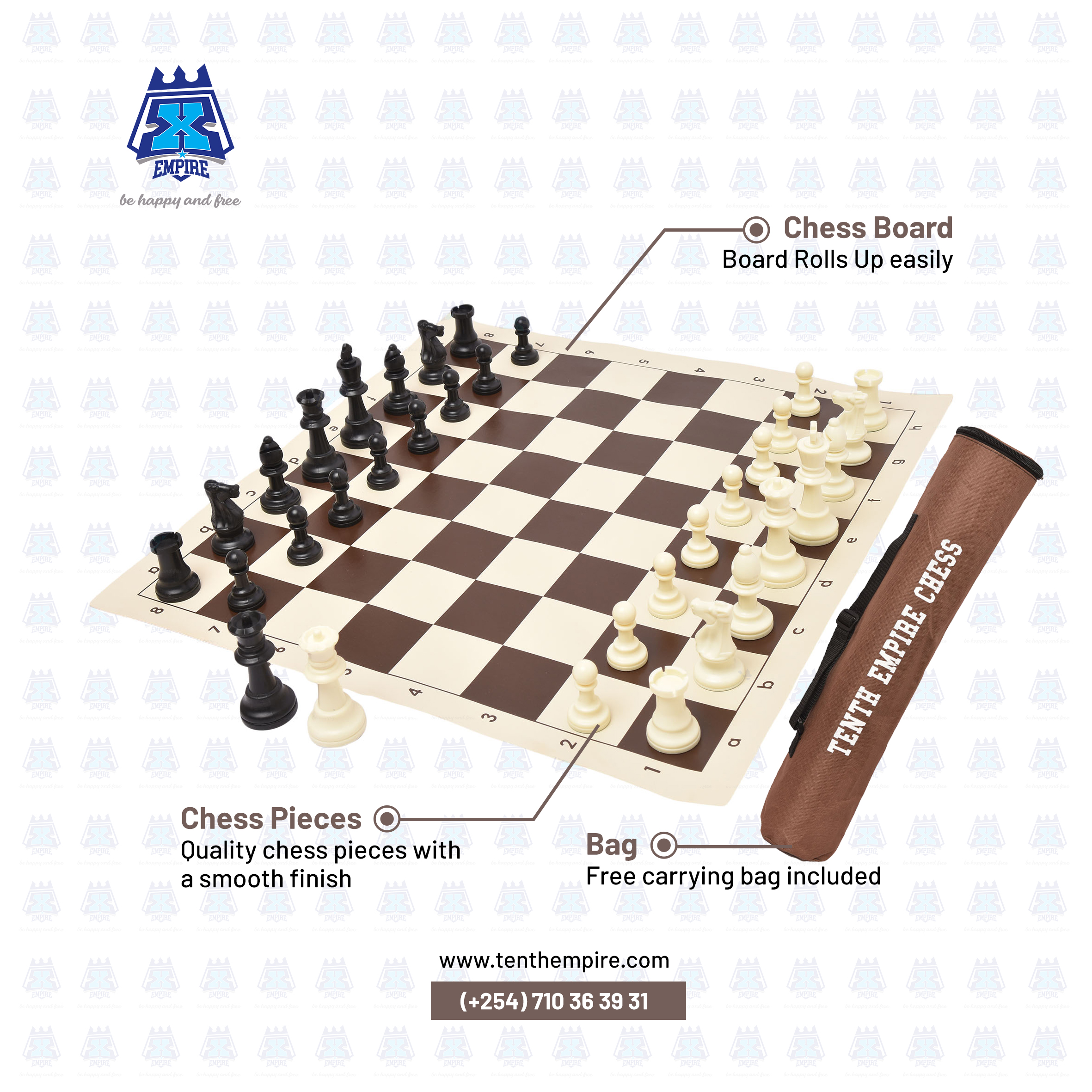 Tenth Empire - Kenya Open Chess Championship 2023 has been announced by  Chess Kenya. See poster for details