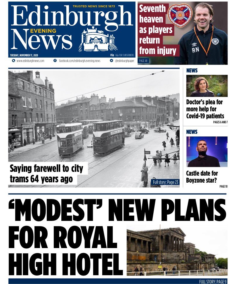 LiamRudden's tweet photo. Today’s #Edinburgh Evening News front page and a nice wee plug for @shanelynchlife and his new band Boyz On Block. 

#Boyzone #5ive #PhatsAndSmall #AnotherLevel #East17 #StayAnotherDay #Abz #BenOfeudu #DaneBowers #TonyMortimer #BuyAPaper @boyzonblockfans https://t.co/7EpStJFYtS