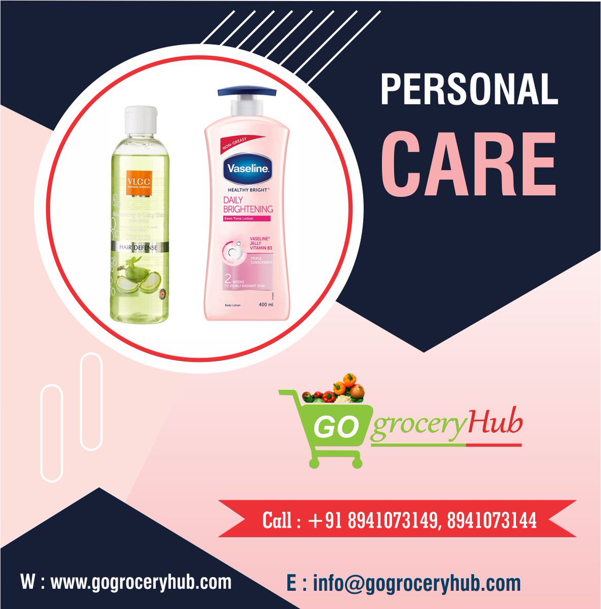 GogroceryH's tweet photo. Find your favorite beauty store online at low prices…#GogroceryHub brings a huge basket of #personalcare products, delivered at your doorstep with safety and without wasting any time. for order online visit-https://t.co/uPsB9Ha2f8 
 contact at- +91-8941073149 #Vlcc #Himalaya https://t.co/sCE5vcnOAa
