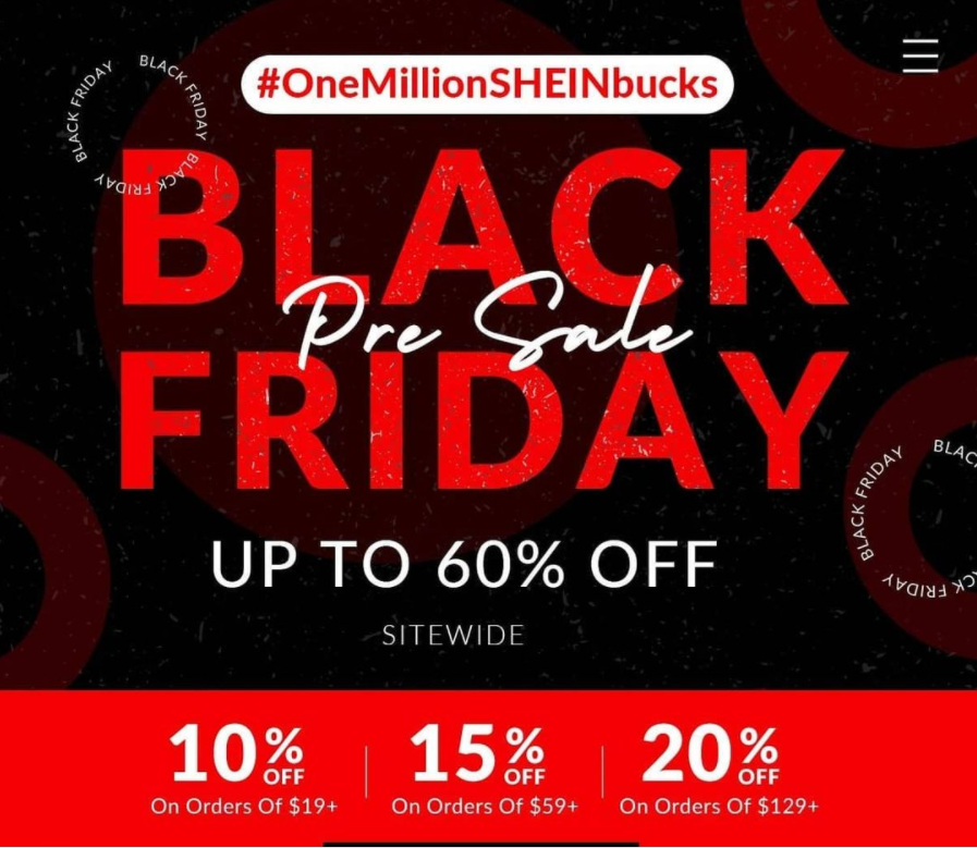ShoppingTime on Twitter "PreBlack Friday Sale is running at SHEIN