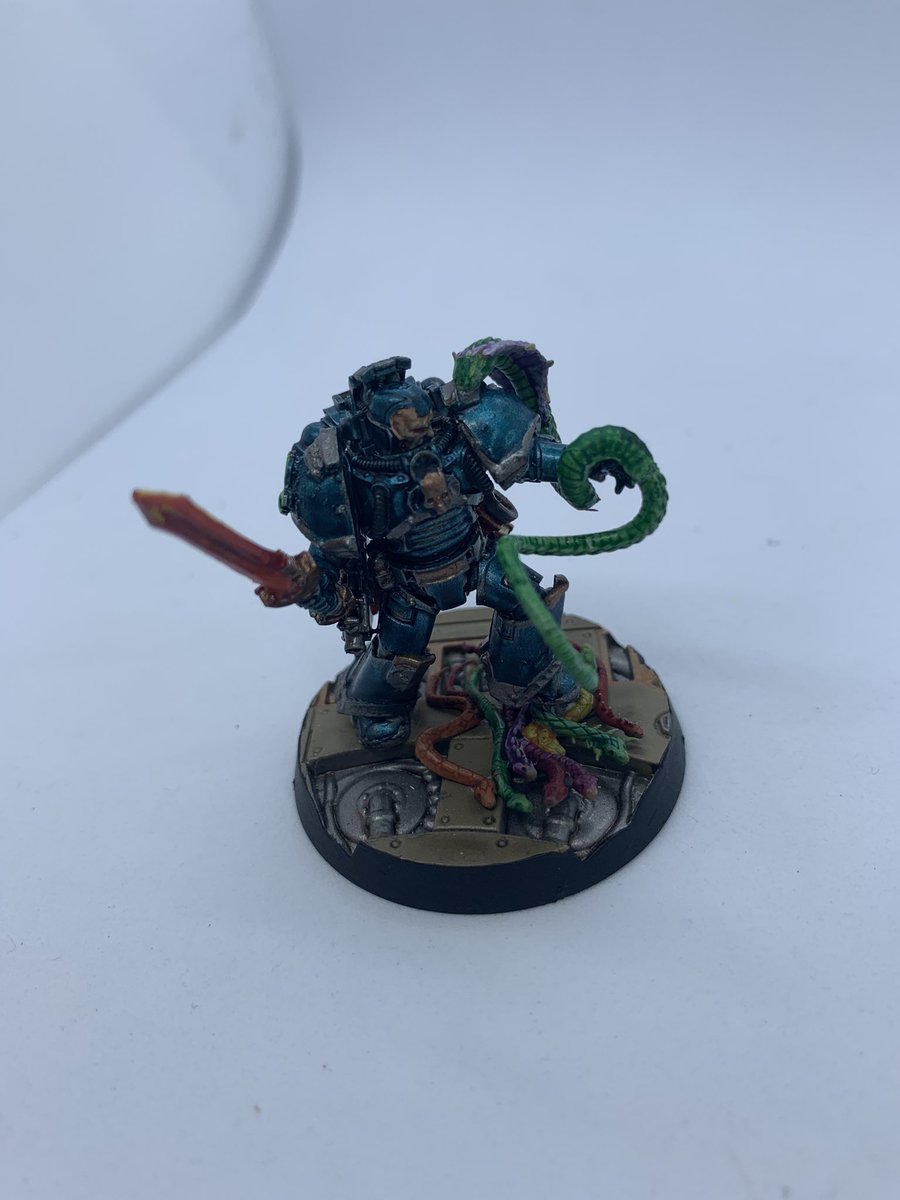 JimBrownFCA's tweet photo. @TheOneBenBailey Space Marine conversion you say https://t.co/2DFnmp8fED