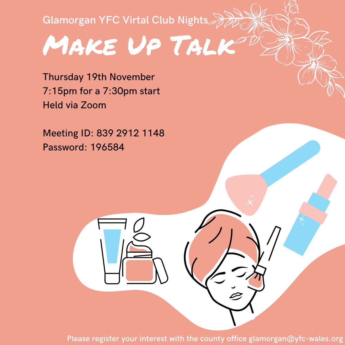 This Thursday we have a fab night in store with our make-up talk. Whether you want to learn to enhance your best features or find the difference between day & evening wear or perhaps you don’t know your eyelash curler from your beauty blender then this is the night for you.