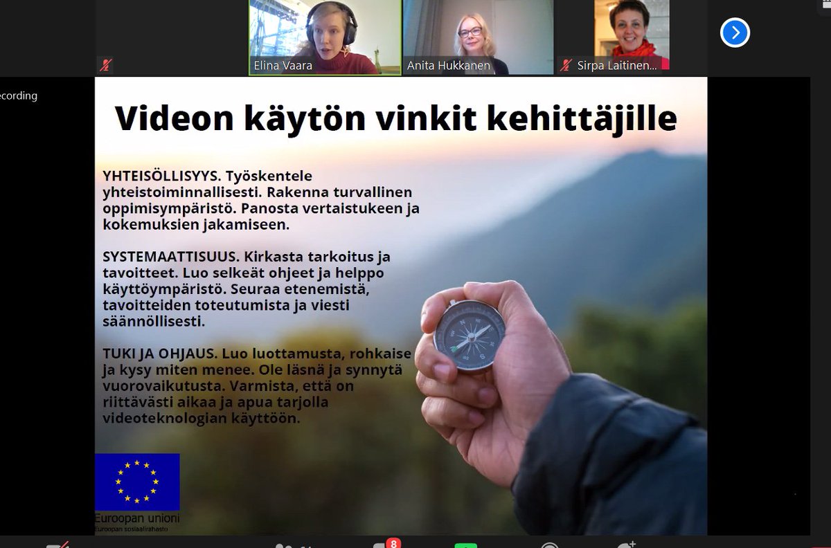 JAMK_AOKK's tweet image. Johtamisen kehittämisen #visual_ka-kokeilun keskeisenä havaintona oli, että video paljastaa paljon, antaa tietoa autenttisesta työtavasta. Jo videoinnin suunnittelu herätti miettimään omia toimintatapoja. Alustana #Flowboard @UniLUT @NordicSimulator @flowboxoy @yzjohtaminen