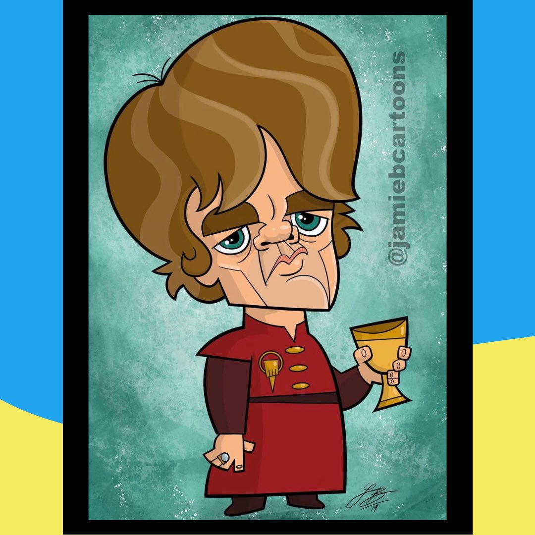 JamieBCartoons's tweet photo. Use code CARTOONS10 for a 10% discount off of my Tyrion Lannister illustration!

https://t.co/KjkYXzmlTQ

#characterdesign #sketch #illustration #characterdesigner #caricature #fanart #characterart #characterdesigns #tyrionlannister #got #gameofthrones #gameofthronesart https://t.co/x1JZCW10L7
