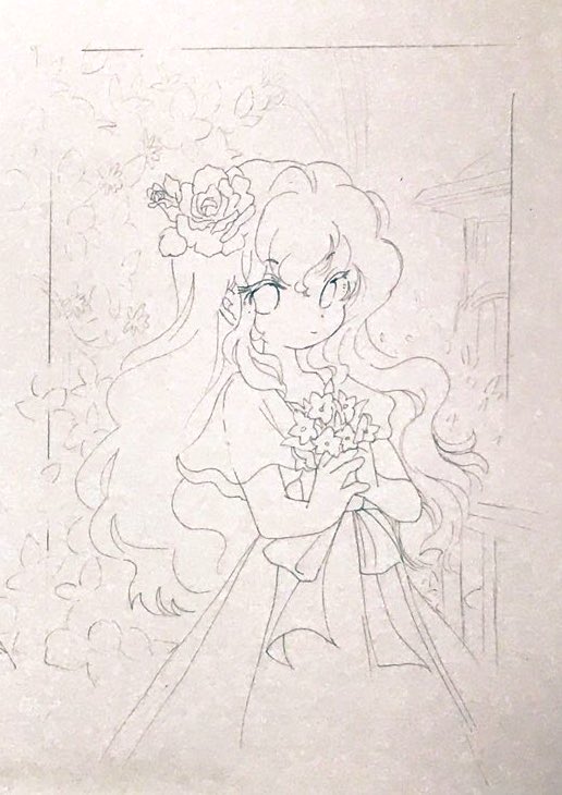 #皆さん線画と塗った後を見せてください

デジタルとアナログ(これはコピック)
うちの子 柚姫
線画はわりときっちり描く方なので仕上げとそんなに相違はないねぇ 