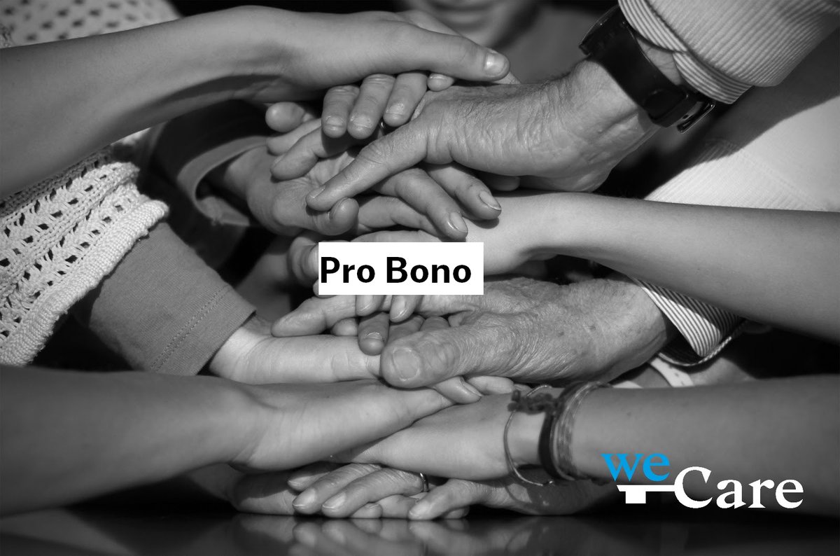 #WeCare Our firm carries out and promotes #probono   #legal advice in favour of socially committed parties in sectors of public utility and for projects considered worthy of support. See details here: bit.ly/2UBkFNv