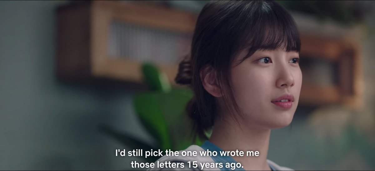 This advice echoes Dalmi choosing Jipyeong twice now.Now that her trust has faltered, she must try to trust her choice and pray to her ancestors, aka let go