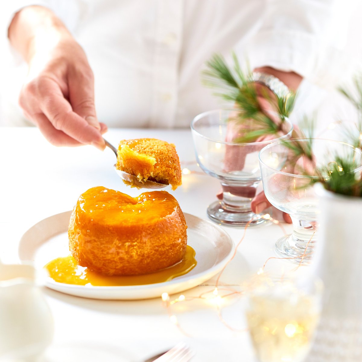 Today we're planning our Christmas menu, we'll be serving up a saucy lemon pudding for those guests who aren't xmas pud fans; it's delicious with a dash of cream too. Yum. #difficultguest #pudding #christmas #planning #mealplanning #lemon #lemonpudding #saucypud