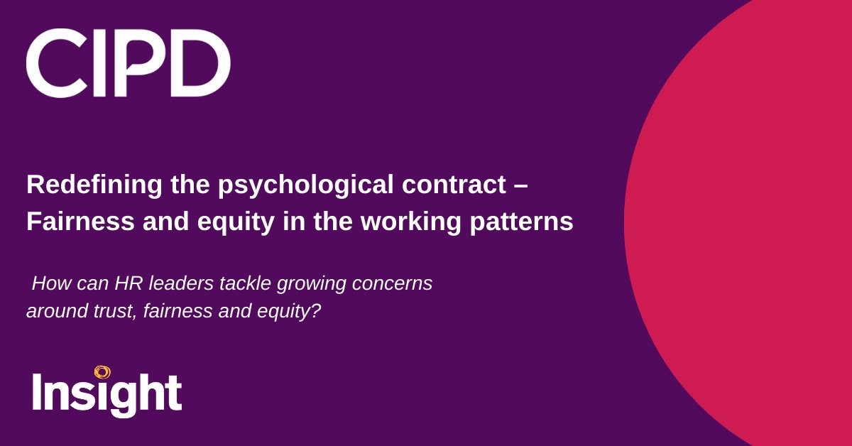 insight_hrc's tweet photo. Pleased to working with @CIPDWales on a series of conversations with senior HR practitioners around emerging issues. In the first session we explore fairness and equity in changing working patterns and the importance of trust.
#hr #cipdevents #psychology https://t.co/YtVPtXl4M0