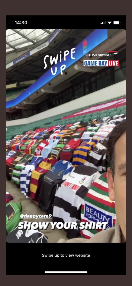 MansfieldRugby's tweet photo. Proud to be at Twickenham in spirit (and shirt) at least... https://t.co/2UVCAqHa3D