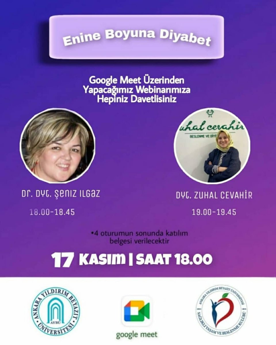 aybusaybek's tweet photo. Dünya Diyabet Günü farkındalığını oluşturmak amacıyla "Enine Boyuna Diyabet" başlığı altında düzenlemiş olduğumuz etkinliğimizle karşınızdayız!!
Etkinliğimize herkes davetlidir!
Google meets ile
gerçekleştireceğimiz etkinlik kodunu gün içerisinde sizinle paylaşacağız #diyabet https://t.co/B4y2kAPgmh