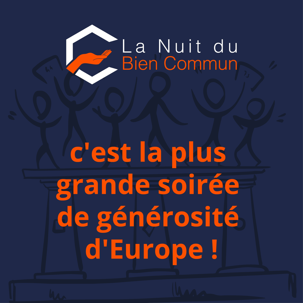 La_NBC's tweet photo. La Nuit du Bien Commun c'est le 23 novembre à 20h30 !
La Nuit du Bien Commun c'est ...
#LNBC20 #GenerationBienCommun
6/6 https://t.co/ZDnm1Q0eUU