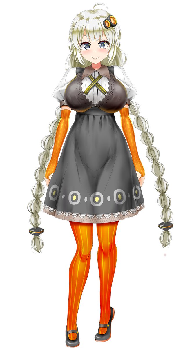 あかり立ち絵 進歩 ジャケット下までできました。
次はジャケット着せましょう～ 