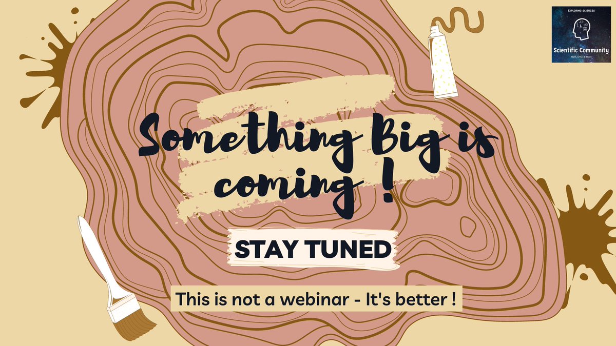 Sci_community_'s tweet photo. We’ve got something brewing ...😍😍

Get ready for an exciting announcement in the coming days✨🎉

Any Guesses ? Hints on the poster !

#AcademicTwitter #sciencetwitter #scicomm https://t.co/XpyxRz59D3