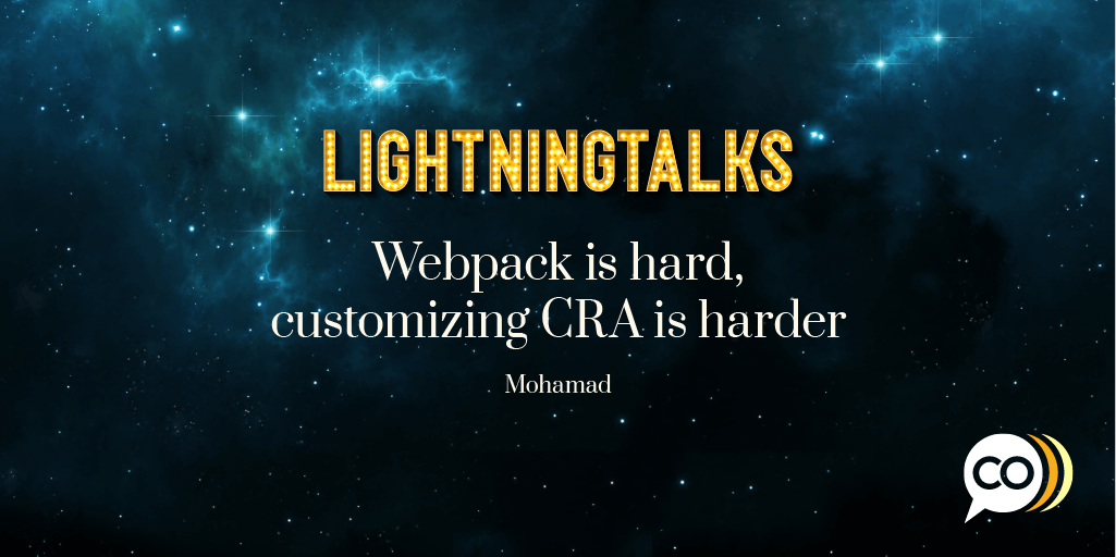 coseeaner's tweet image. Wo sind die Grenzen von #CreateReactApp? Gibt es Alternativen? In seinem #LightningTalk beantwortet @ramdadam euch diese Fragen. Jetzt den 26.11.20 in den Kalender eintragen und anmelden: 👉 bit.ly/2I8gZAj