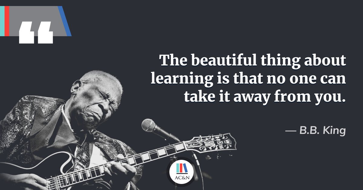 acneducation's tweet photo. “The beautiful thing about learning is that no one can take it away from you.” B.B. King
#quoteoftheday #gününsözü #FoundationProgramme #ACNEducation #Istanbul #UK #FoundationProgram https://t.co/95SjVf8trv