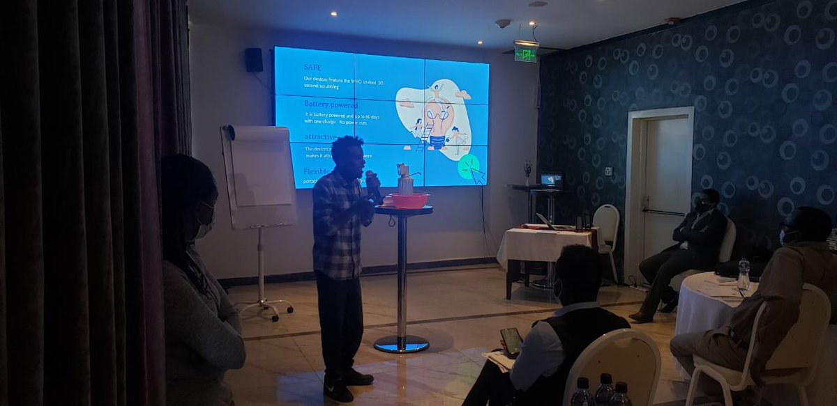 IntheLooPWaSH's tweet photo. We are happy to announce that #No-Touch hand washing product design contest pitch is completed.We have received incredible innovations that have market potential.The products will be further developed to add more features & make them market ready.
#Handwashingday2020 #Ethiopia https://t.co/kvbNkIGVJ2