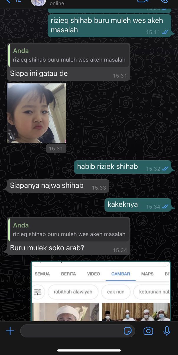 widhiick's tweet photo. dia gatau riziek shihab 😭 https://t.co/aEme5gayY5
