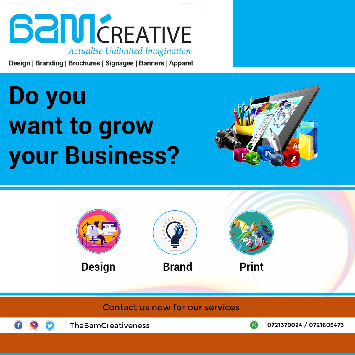 thebamcreative's tweet photo. let us brand, design and print your product. Talk to us... https://t.co/UZXitoTeEu