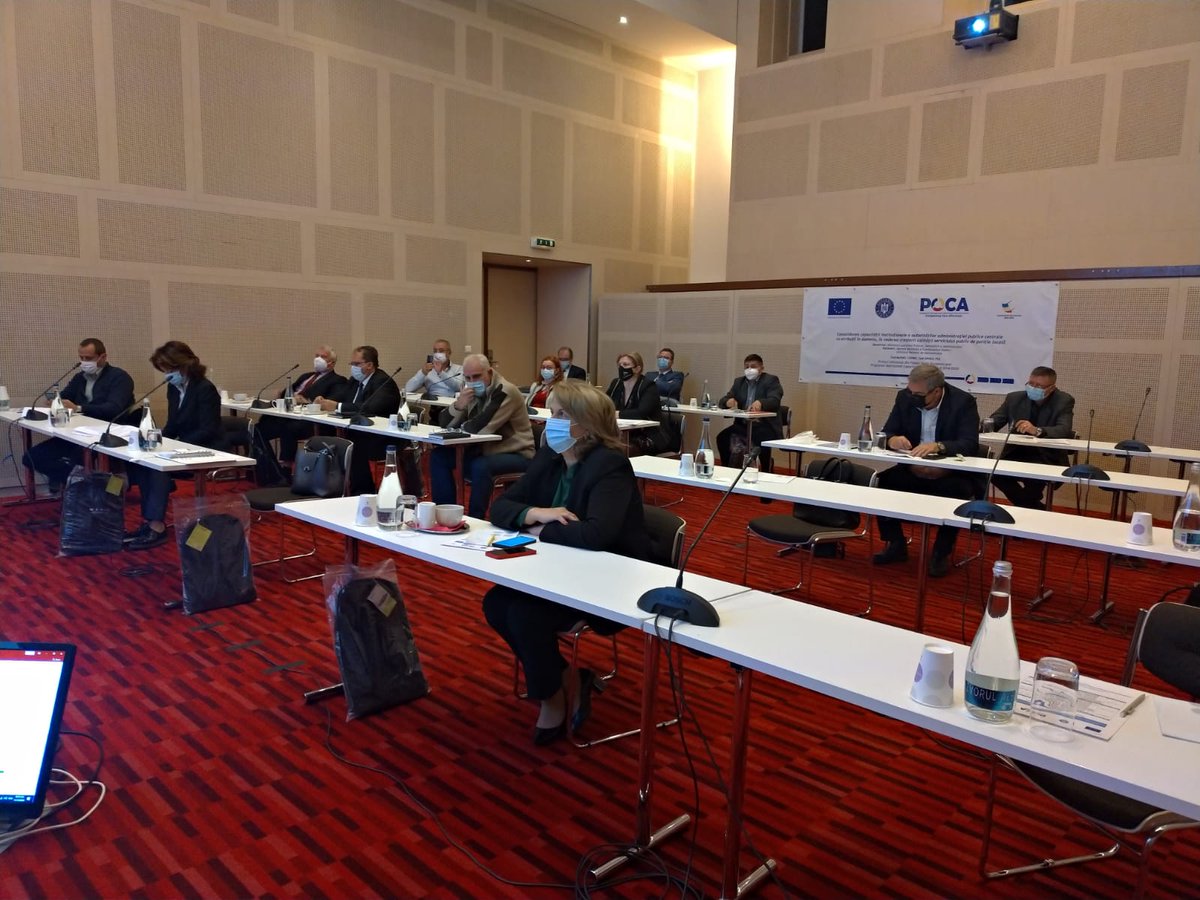 INA09975026's tweet image. #MLPDA a organizat conferința de lansare a proiectului „Consolidarea capacității instituționale a autorităților administrației publice centrale cu atribuții în domeniu, în vederea creșterii calității serviciului public de poliție locală”, implementat împreună cu #ANFP și #INA.