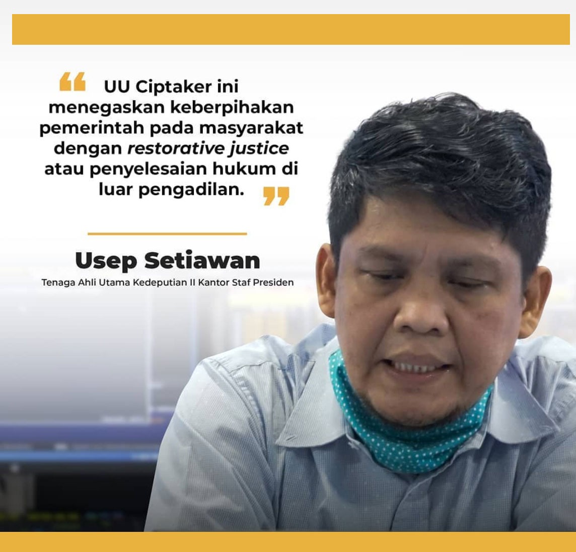 LeMax25211477's tweet photo. Dukung UU Cipta Kerja. #UUCiptaKerja https://t.co/EnnmxGl8pa