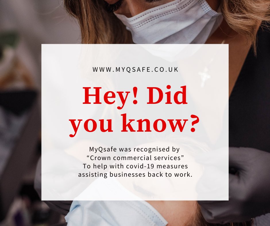 myqsafe's tweet photo. Since launch we’ve been lucky enough to feature in national and international press and to be selected to be listed on the governments ‘Crown Commercial Services’ scheme to help with covid measures assisting in getting businesses back to work. #business #innovation #technology https://t.co/vfUFti7eUd
