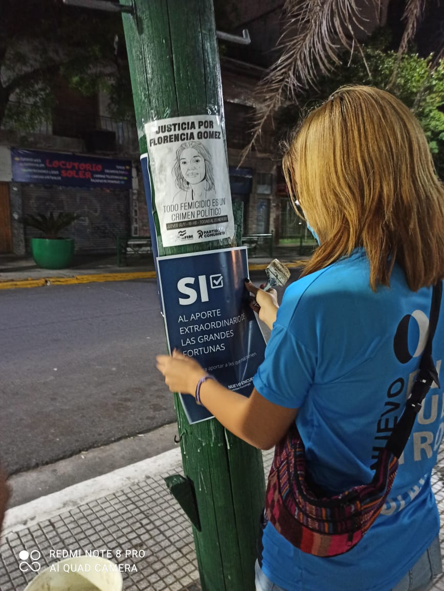 nebuenosaires's tweet photo. #Ituzaingó ::: Militamos por una Patria justa y solidaria. 
#SiAlAporteExtraordinario ✌️ https://t.co/SVkhHbOuFM