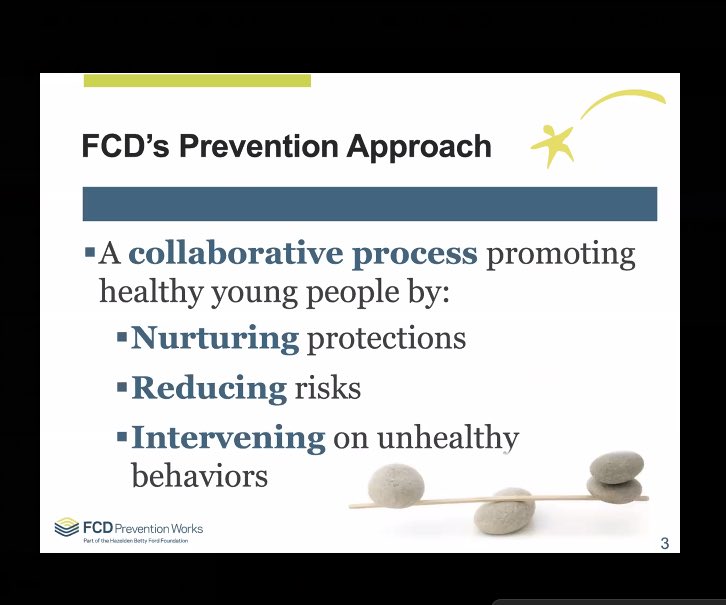 First FCD parent presentation today. Thanks to all who joined! Don’t worry if you couldn’t make it. Next parent session is Wednesday at 6:00 pm. We hope you will join! #FDRrocks #prevention #wellness