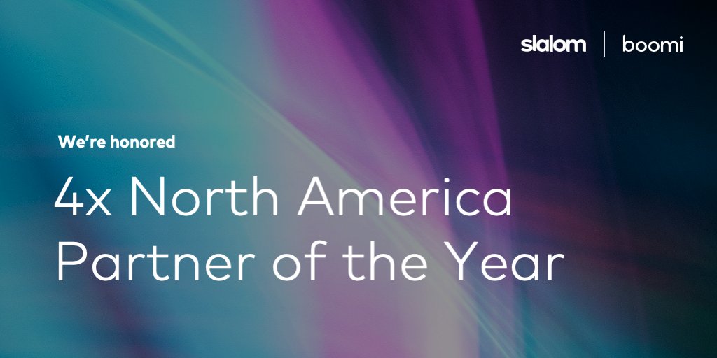 We're honored to be recognized by <a href="/boomi/">Boomi</a>—for the fourth year in a row! Learn how we can help you unite your digital ecosystem to achieve better outcomes, faster: slalom.ws/3es7CHn
