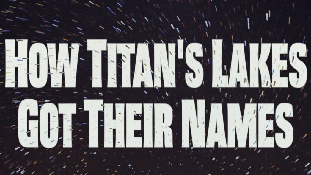Ever wonder how lakes and mountains on other planets and moons get their names? Join GT grad student Chase Chivers as he explains how he helped name a bunch of the lakes on Saturn's moon Titan! buff.ly/36FzeWa