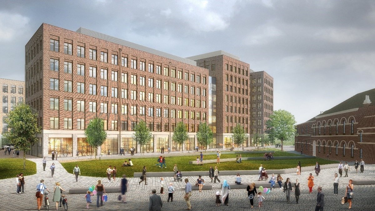 Ryder1953's tweet photo. Delighted to see further planning approved for office space at Aire Park, Leeds, alongside the iconic Tetley building and the Grade II listed Salem Chapel https://t.co/poxLLJ83RR

@vastintuk 

#Everythingarchitecture #planning https://t.co/cFecYytzBn