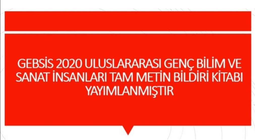Sempozyum tam metin bildiri kitabımıza aşağıda yer alan linkten ulaşabilirsiniz hacibayram.edu.tr/gebsis