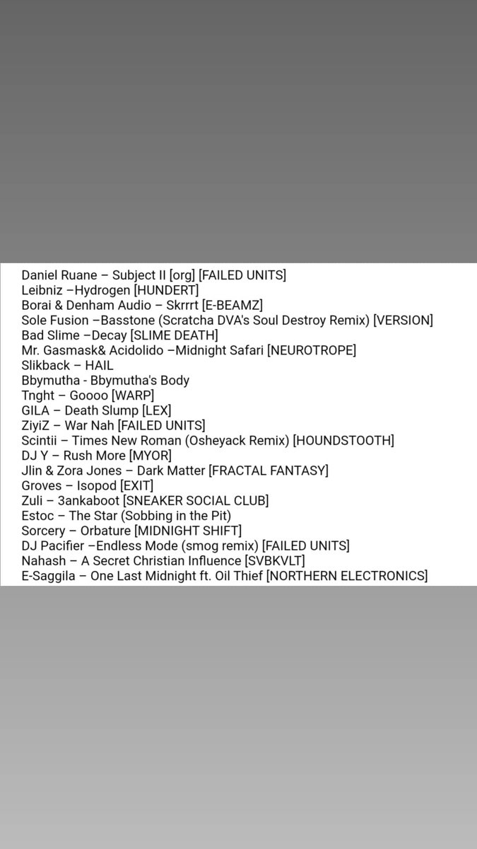 archive now available for DJ Double Spoon's guest mix

LYL Radio - Illegal Tapes w/ DJ Double Spoon (10.11.20)
@OpenPodBayDoors 🔪🔪🔨
soundcloud.app.goo.gl/YWwR