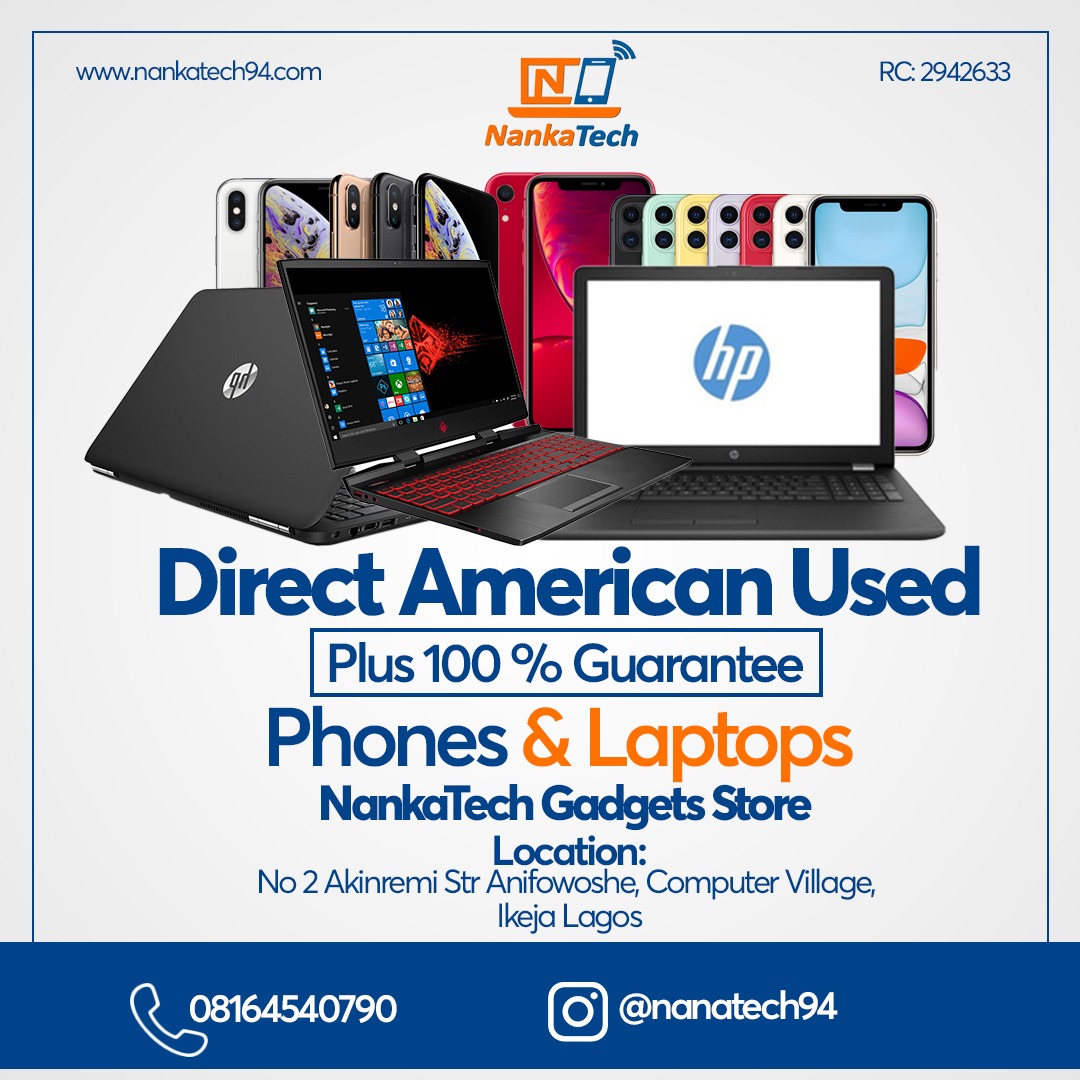 nankatech94's tweet photo. Better use your head and get the best choice for all your gadgets @nankatech94 #nankatech94 π§‘
We do Payment on Delivery within #Lagos Only
#NationwideDelivery #BestDeals RT" https://t.co/oADgiLbzdl