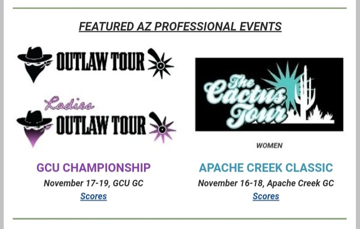 3 Professional Tours in AZ Play Today! 🌵Cactus Tour & 🤠Outlaw Tour Scores》JOXSports.com #AZProGolf #azgolf #minitours #az #arizona #golf