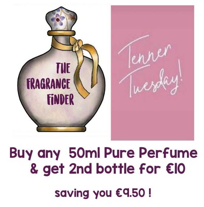 🌟Tenner Tuesday 🌟
Buy any 50 ml perfumes from our Pure fragrance collection &amp; get 2nd bottle for €10 !
That's a saving of €9.50🔥
2  x 50ml perfumes for €29.50 PM to purchase 
#TennerTuesday #fragrance #perfume #fragrancefinder #signaturescent #fragrancelover #fmfragrance