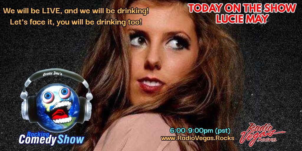 rockingcomedy's tweet photo. Today we welcome back to the show, the very lovely and super sweet Lucie May!! https://t.co/AhTZ7rVG53 #wherevegasgoestorock https://t.co/Xz0liSADIr