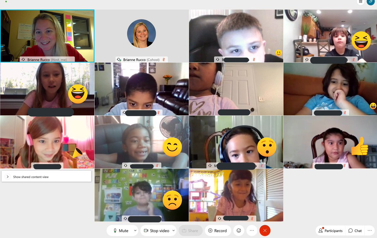 Mrs_Rucco's tweet photo. 🔥When you are 45 seconds into your day and your students find the newest @Webex feature 😆 love that these kiddos can teach me new things! 🙌🏼@PLEgators @collierschools https://t.co/ViMOmvjHMg