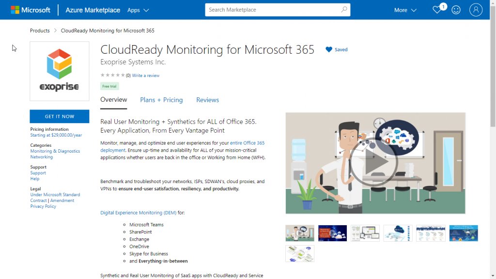 exoprise's tweet photo. Exoprise #Office365 Monitoring App Now Available in the Microsoft Azure Marketplace
https://t.co/yj1RRUFlkL https://t.co/bE3l8oTlu2