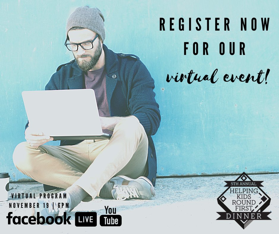 While there is no ticket needed to attend the 5th Annual Helping Kids Round First event on Thursday, get registered to bid online for the virtual silent auction! Visit HKRF20.GiveSmart.com or text the word HKRF20 to the number 76278 on your mobile device to register now.