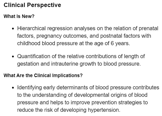 JAHA_AHA's tweet photo. Birth weight and early BMI gain are determinants of childhood blood pressure at age 6 in two Dutch birth cohort. https://t.co/WGK22zoxpq @kite20171002 @EpidemiologyGrn #AHAJournals https://t.co/RYP1Vxjvh3