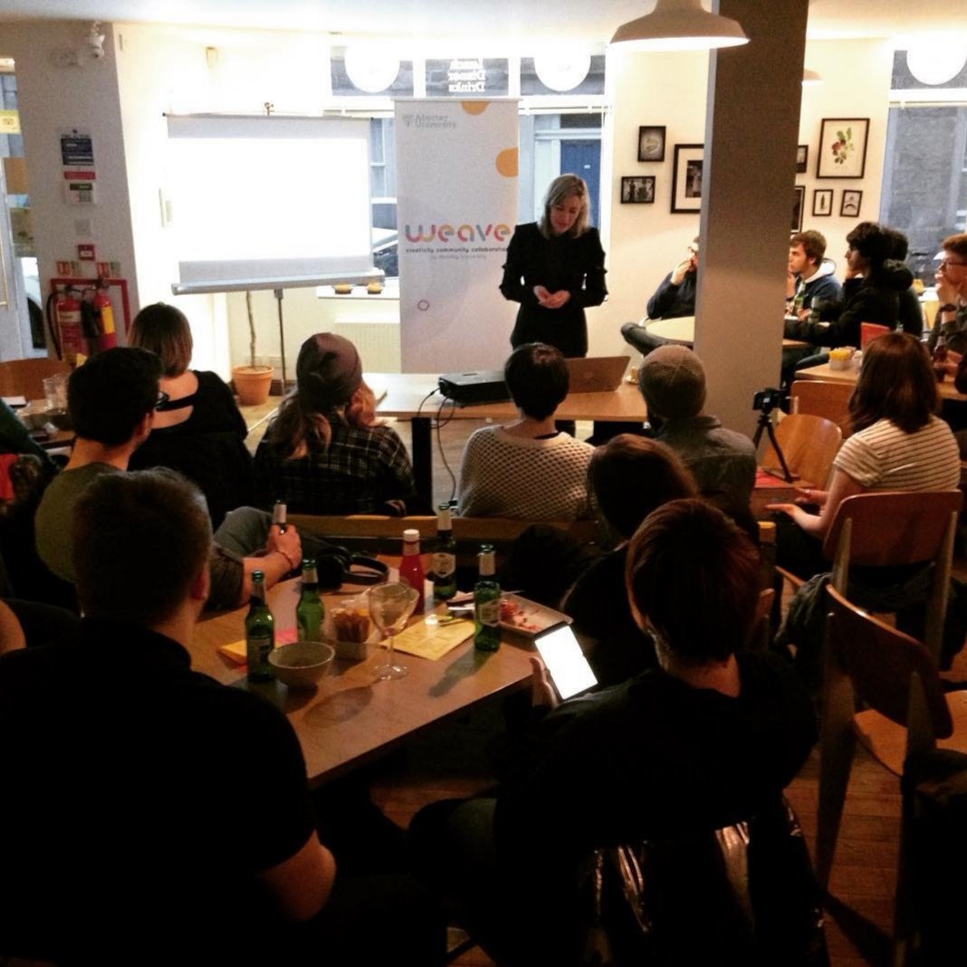 Weave by Abertay tweet media