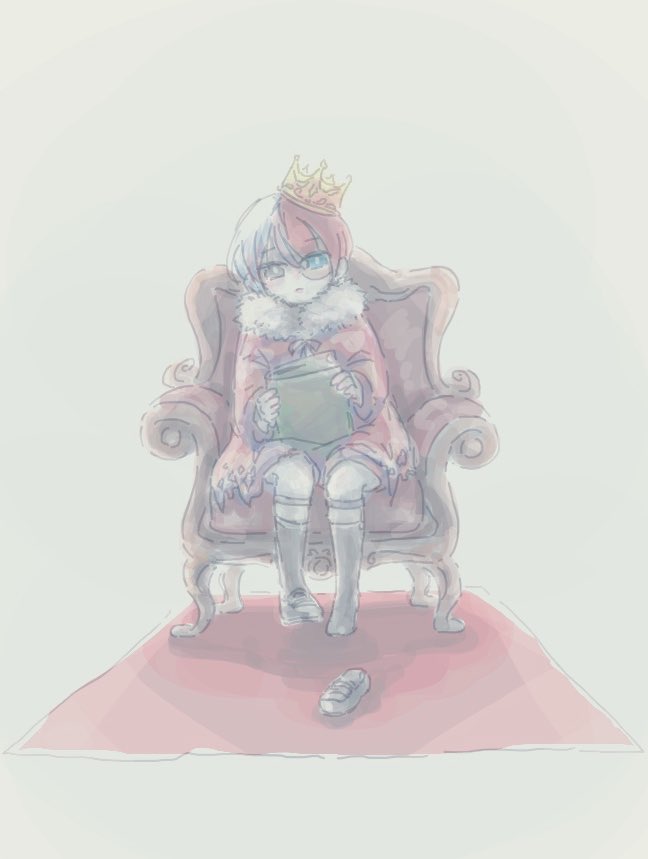 寝る前の本は幸せな物語りがいい 人々のイラスト