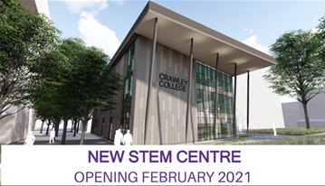 stem4sussex's tweet photo. Check out #CrawleySTEMfest event partner @CrawleyCollege virtual stand to see a #STEMazing video of how their new #STEM centre is taking shape, roll on 2021! #STEMCareers #Crawley #Architecture #Technology #Teachers #Parents #TheSTEMGeneration #educationmatters #VCSF2020 https://t.co/8J40tMkgrU